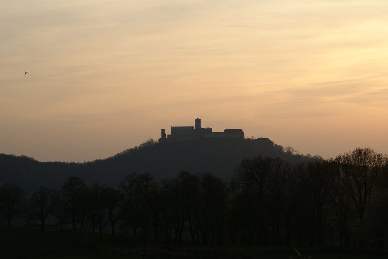 DSC02881.JPG - Noch ein Sonnenuntergang mit Wartburg