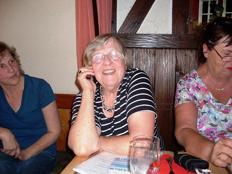 SDC11377.JPG - Hilde, die Cheffin! Mit Heike und Helga.