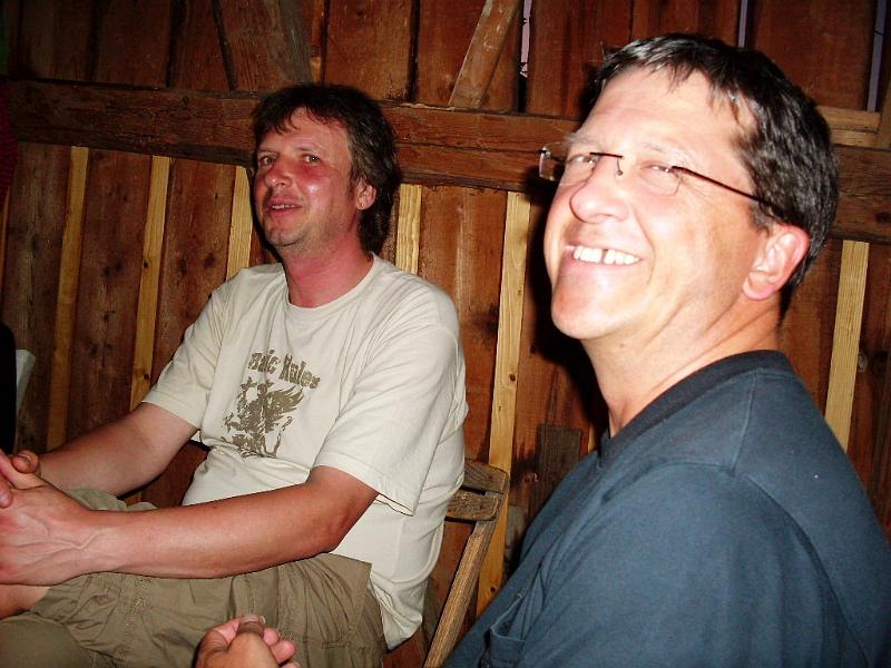 SDC11542.JPG - Christoph (mit Wespenstich am Auge) und Tomas